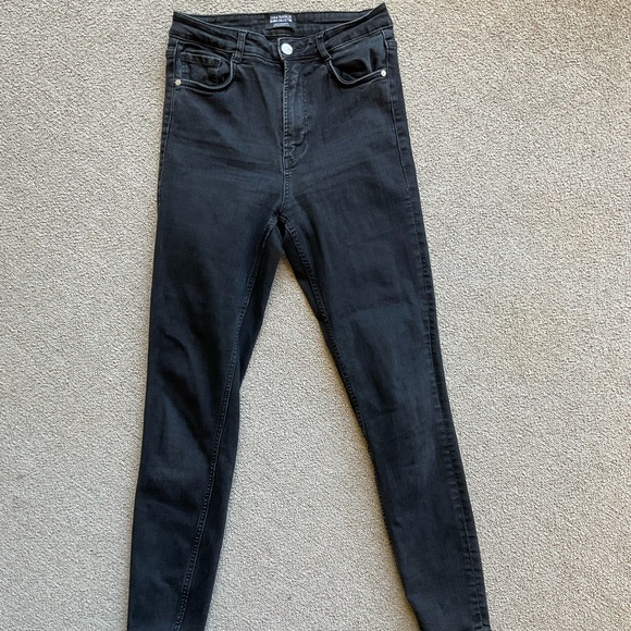 Zara Denim - ZARA TRAFALUC JEANS BLACK STRETCH SKINNY size 6
